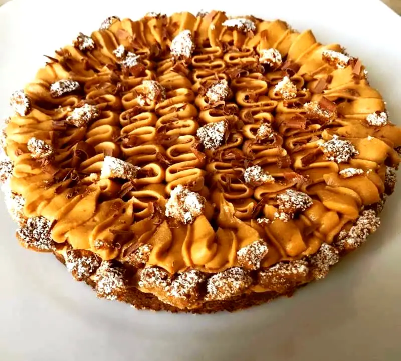 Torta al Caramello Salato e Streusel