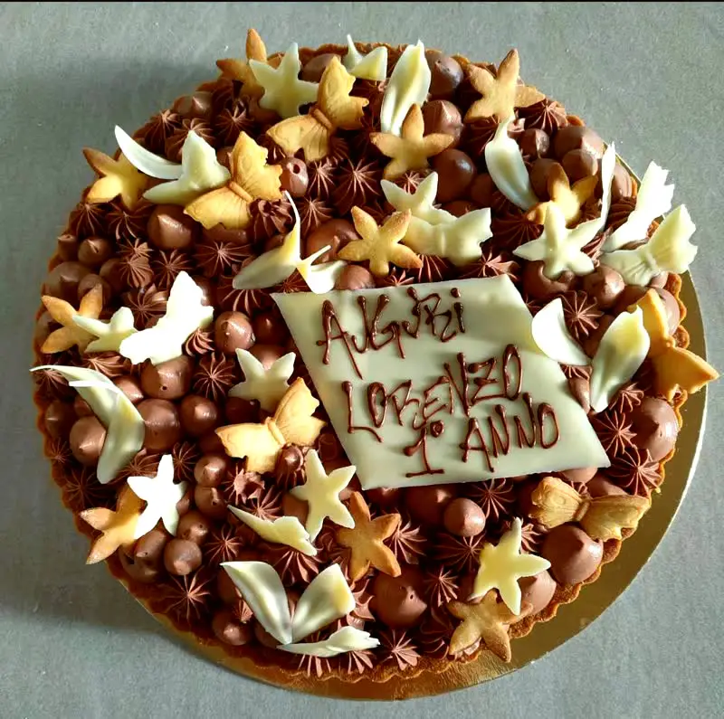 Crostata con Frangipane alle Mandorle e Ganache
